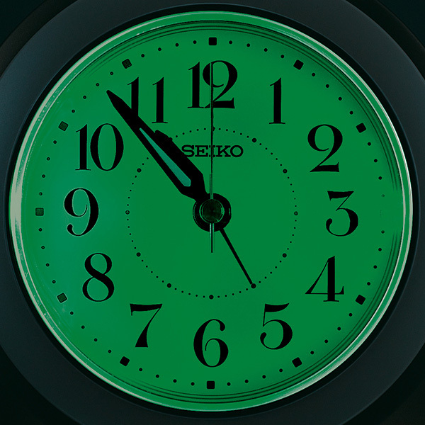 SEIKO セイコークロック メタリックグレー 目覚まし時計 電波クロック KR336N_1