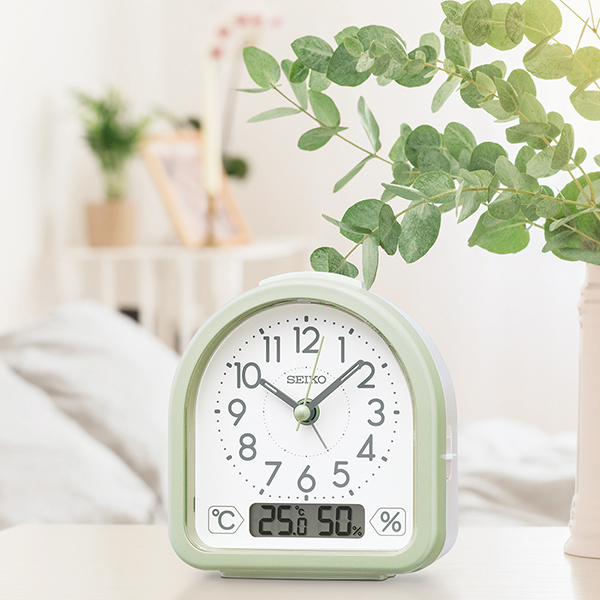 セイコークロック  置き時計 目覚まし時計 室温時計付き KR522 |  | 03