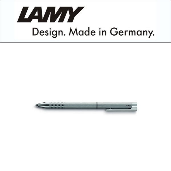 ラミー ロゴ ステンレス ツインペン ヘアライン L606 (ボールペン