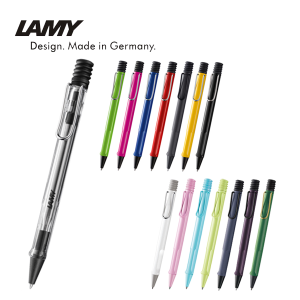 LAMY ラミー サファリ ボールペン スケルトン/グリーン/ピンク