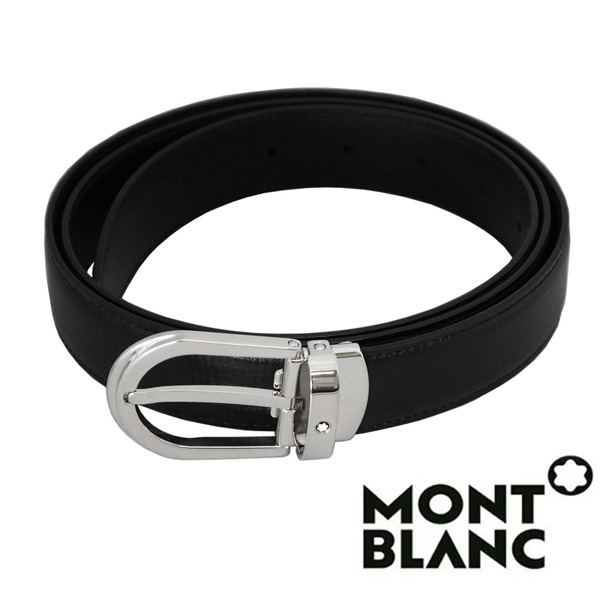 モンブラン MONTBLANC ベルト メンズ ブラック ブラウン リバーシブル