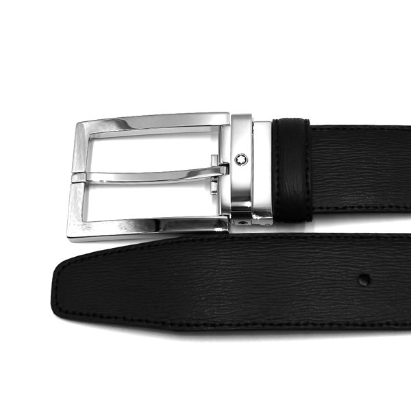 MONTBLANC（モンブラン） レクタンギュラー ベルト メンズ ブラック MB