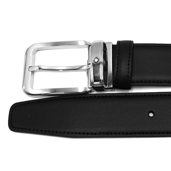 MONTBLANC（モンブラン） レクタンギュラー ベルト メンズ ブラック MB