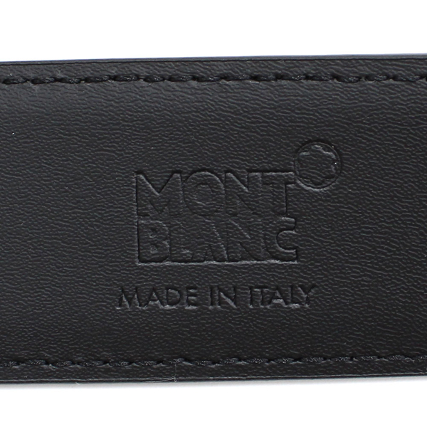 MONTBLANC（モンブラン） レクタンギュラー ベルト メンズ ブラック MB
