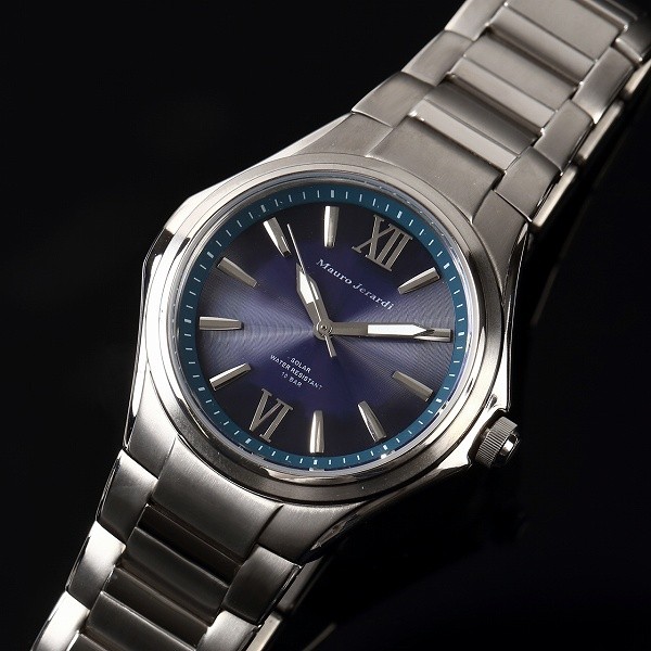 マウロジェラルディMAURO JERARDI MJ039-5 ソーラーチタンシリーズ メンズ 腕時計