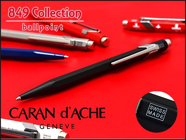 CARAN d'ACHE �J�����_�b�V�� 849 �{�[���y�� �u���b�N NF0849-009