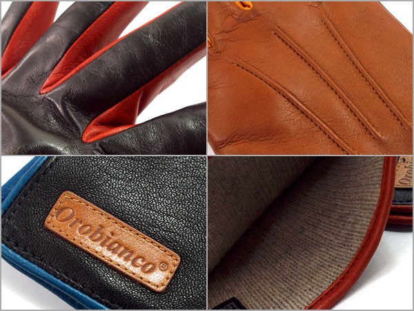 ネコポス配送で送料無料 Orobianco オロビアンコ メンズ 手袋 羊革 ORM