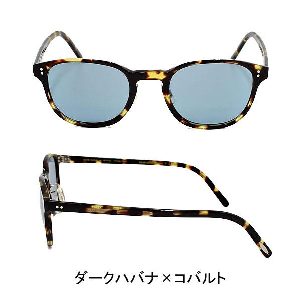 オリバーピープルズ  サングラス ユニセックス ハバナ×ブラウン ダークハバナ×コバルト ノーズパッド メンズ レディース OV5219SMの画像