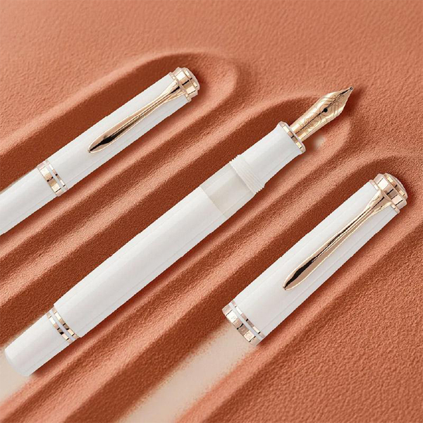 Pelikan（ペリカン） スーベレーン M600 万年筆 ホワイト＆ローズ