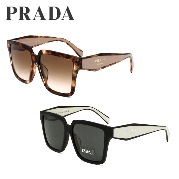 PRADA オーバーサイズ サングラス ブラウン ケース付き PRADA オーバーサイズ サングラス ブラウン ケース付き