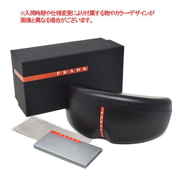プラダ  サングラス ユニセックス シルバー×ライトグレーミラー リネア ロッサ メンズ レディース PS55WS-1BC07F-60の画像