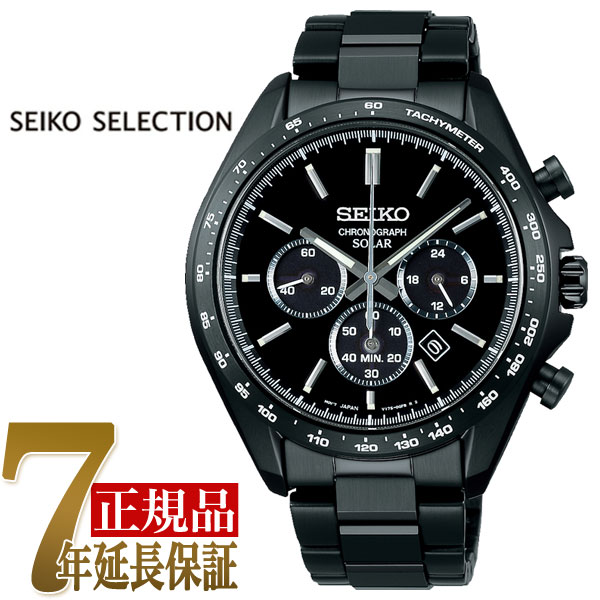 セイコー SEIKO SEIKO SELECTION メンズ メンズ 腕時計 ブラック SBPY169｜1more