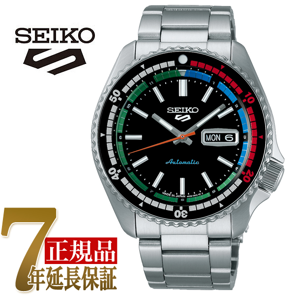 セイコー SEIKO Seiko 5 Sports (2019) SKX Sports Style メンズ 腕時計 ブラック SBSA221｜1more