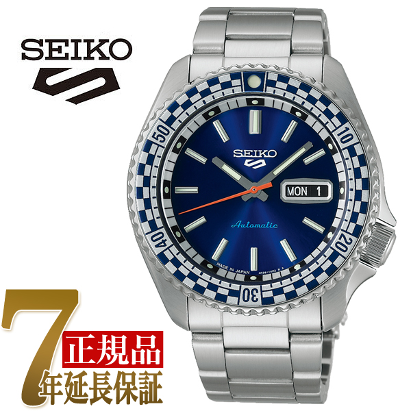 セイコー SEIKO Seiko 5 Sports (2019) SKX Sports Style メンズ 腕時計 ブルー SBSA243｜1more