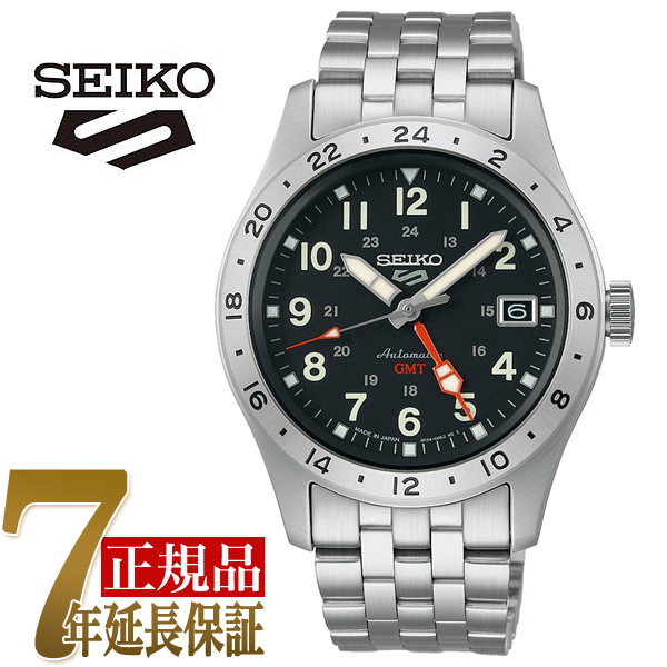 セイコー SEIKO Seiko 5 Sports (2019) Field Sports Style メンズ 腕時計 ブラック SBSC011