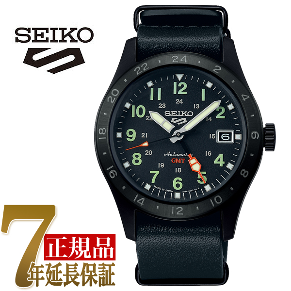 セイコー SEIKO Seiko 5 Sports (2019) Field Street Style メンズ 腕時計 ブラック SBSC013