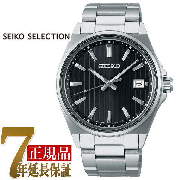 セイコー SEIKO SEIKO SELECTION メンズ メンズ 腕時計 ブラック SBTH005