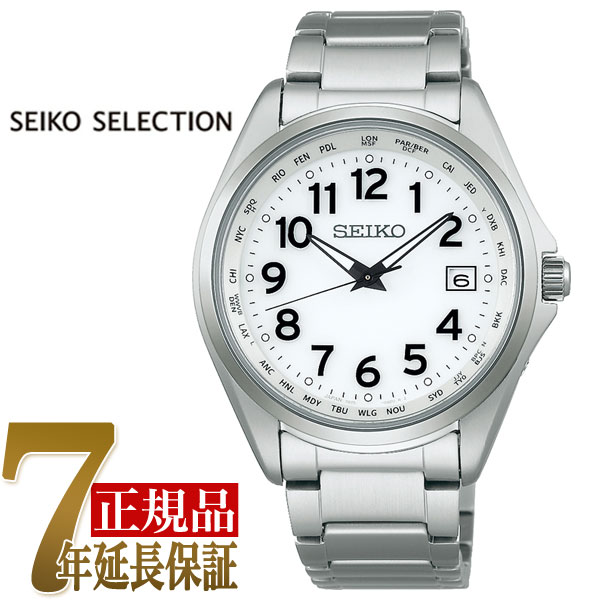 セイコー SEIKO SEIKO SELECTION メンズ メンズ 腕時計 ホワイト SBTM327