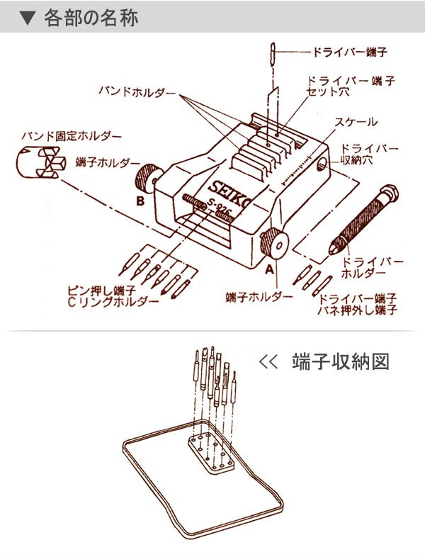 SEIKO セイコー S-926 多機能バンドアジャスター 腕時計専用工具 ベルト調整工具 SEIKO-S-926A