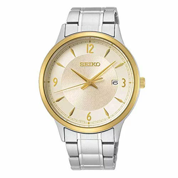 SEIKO 逆輸入セイコー メンズ クォーツ 腕時計 シャンパンゴールド 50周年記念モデル SGEH92P1