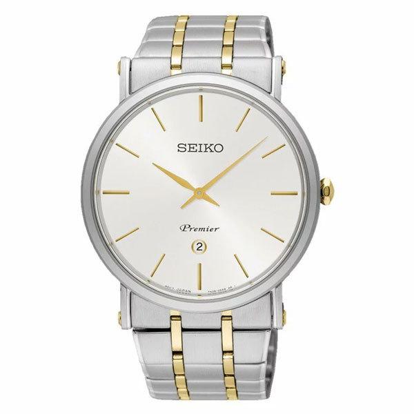 SEIKO 逆輸入セイコー メンズ クオーツ 腕時計 ホワイト Premier SKP400P1｜1more