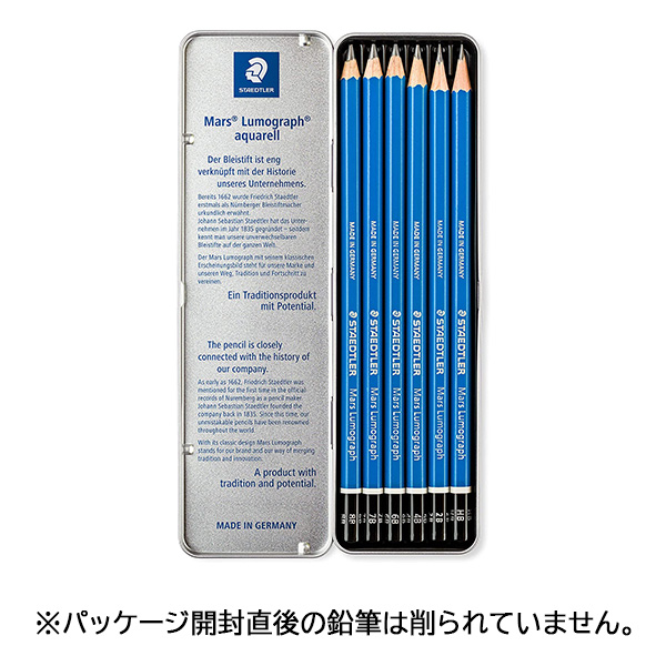 ステッドラー マルス ルモグラフ 高級鉛筆 6硬度セット 100 G6 STAEDTLER 正規品｜1more｜02