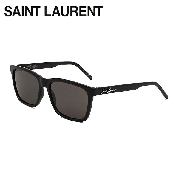 SAINT LAURENT サンローラン サングラス ユニセックス ブラック×グレー