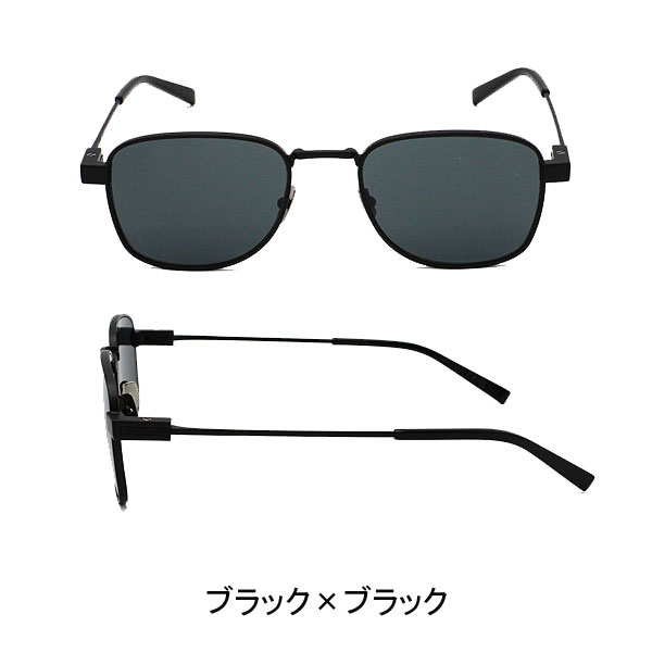 サンローラン  サングラス ユニセックス ブラック×ブラック ノーズパッド  スポーティー メンズ レディース SL741-001の画像