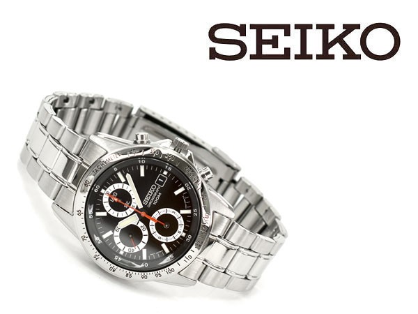 セイコー SEIKO セイコー 逆輸入 クロノグラフ 腕時計 SND371