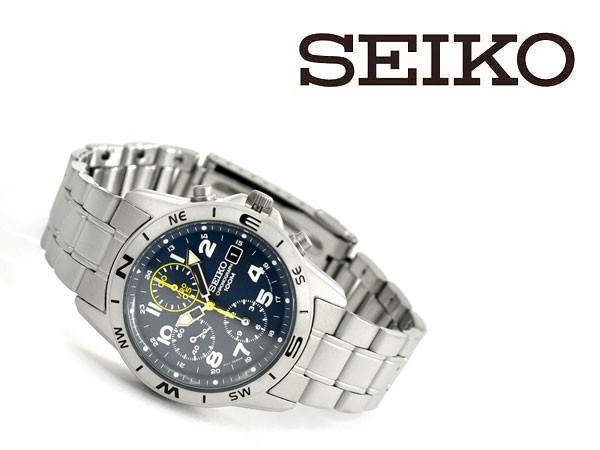 セイコー SEIKO 逆輸入 クロノグラフ 腕時計 SND379 : 1MORE - 通販