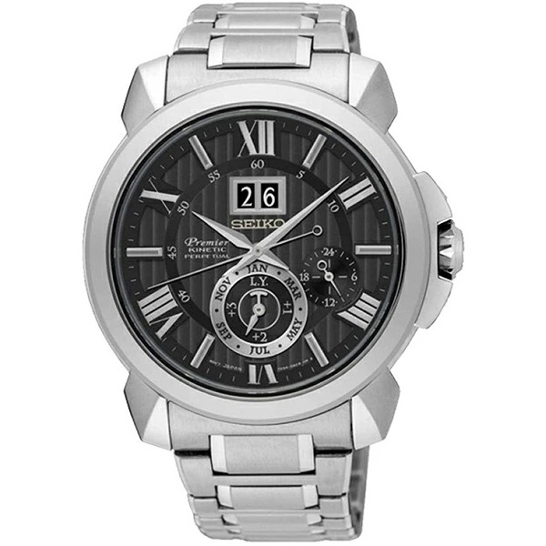 SEIKO Premier 逆輸入セイコー プルミエ SNP141J1 日本製 キネティック パーペチュアル アナログ メンズ腕時計