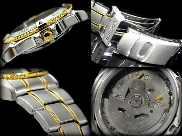 日本製逆輸入SEIKO5SPORTS】セイコー5メンズ自動巻き腕時計 ギョーシエ