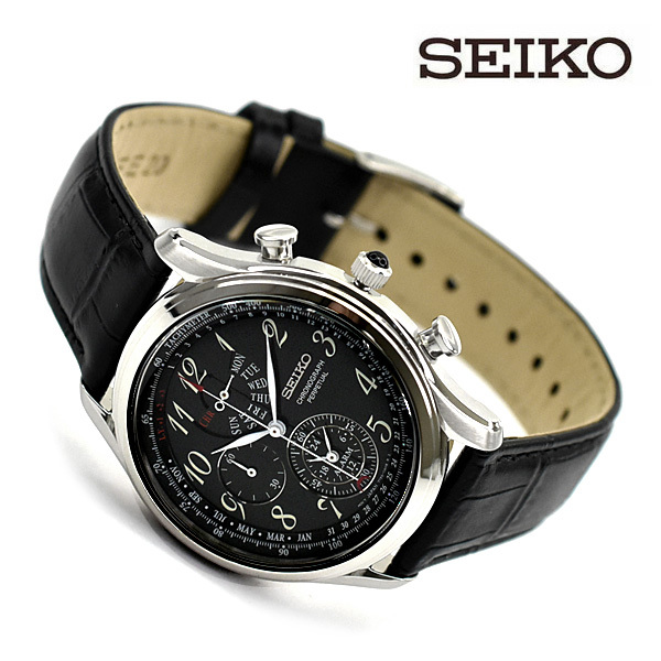 SEIKO（セイコー） 逆輸入セイコー メンズ クオーツ 腕時計 ブラック 