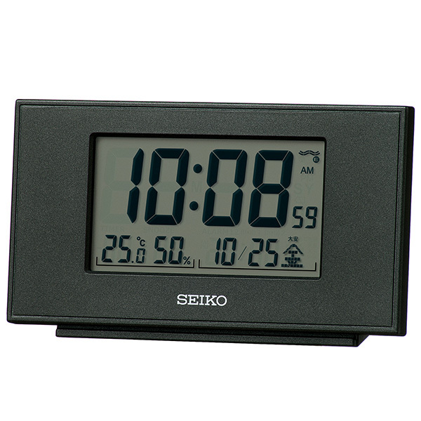 SEIKO セイコークロック   ブラック  デジタル時計  SQ790K｜1more