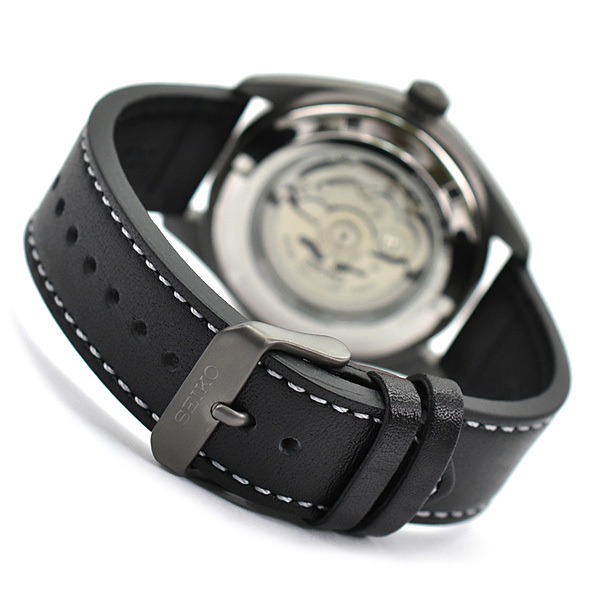 SEIKO 逆輸入セイコー メンズ メカニカル　自動巻（手巻つき） 腕時計 ブラック  SRPC89K1｜1more｜03