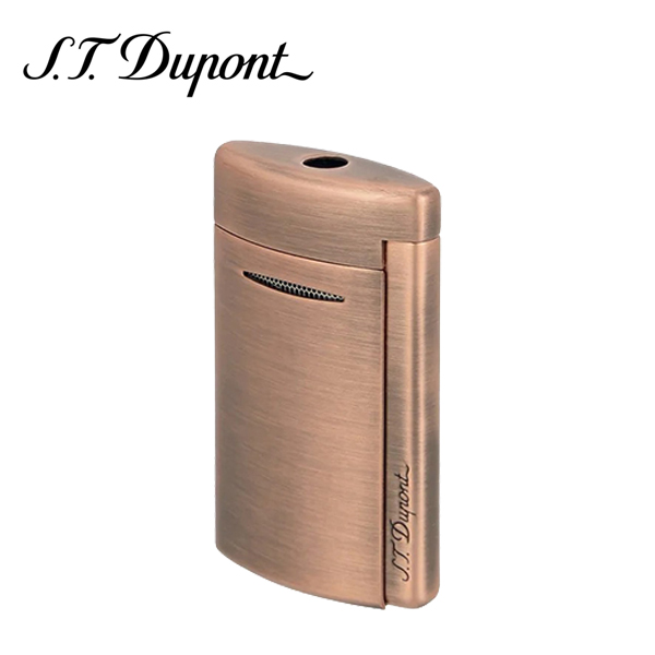 デュポン ミニジェット ライター MINIJET S.T.DUPONT 電子ガス 喫煙具 ブラッシュドコッパー STD-10809｜1more