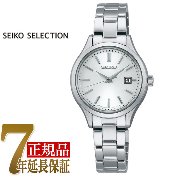 セイコー SEIKO SEIKO SELECTION ペア レディス 腕時計 ホワイト STPX093