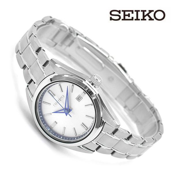 SEIKO 逆輸入セイコー レディース クォーツ 腕時計 ホワイト ペア 140周年 SUR463P1｜1more｜02