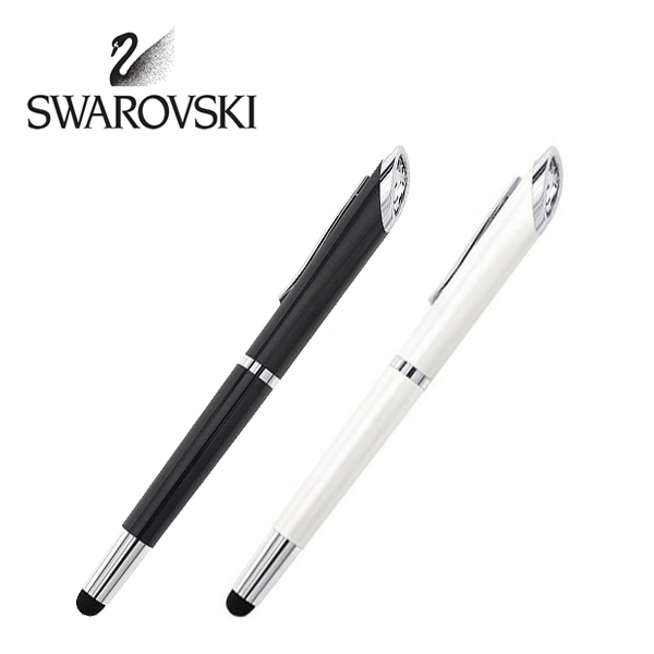 スワロフスキー Crystal Starlight ボールペン 1.ブラック/2.ホワイト スタイラス タッチペン SWARO-CS-ST｜1more