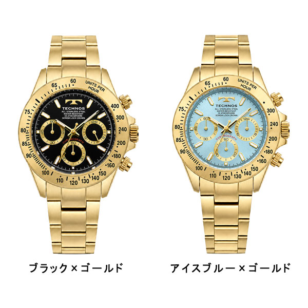 テクノス メンズ 腕時計 アナログ クロノグラフ T4C01BB T4C01TB T4C01TW T4C01TG T4C01GB T4C01GI T4C01GM T4C01GW T4C01GG |  | 03
