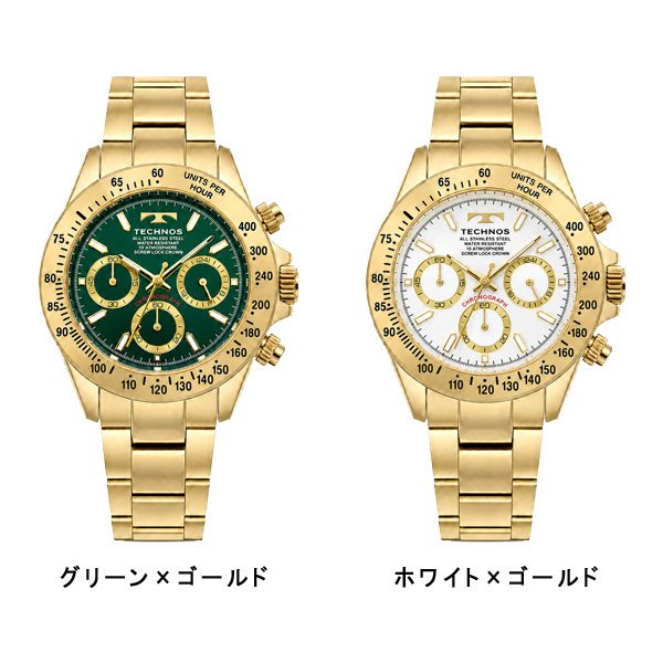 テクノス メンズ 腕時計 アナログ クロノグラフ T4C01BB T4C01TB T4C01TW T4C01TG T4C01GB T4C01GI T4C01GM T4C01GW T4C01GG |  | 04