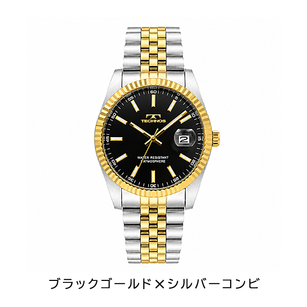 テクノス メンズ 腕時計 アナログ T6C10SB T6C10SN T6C10SI T6C10SW