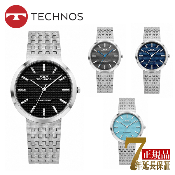 テクノス  メンズ アナログ 腕時計  T9C17SB T9C17SE T9C17SN T9C17SI ブラック ブルー