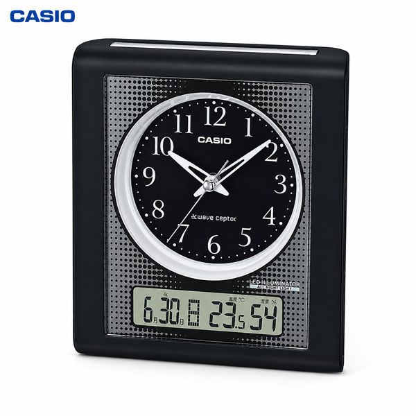 B8・9・10・11●黒4台CASIO電波目覚まし時計TQT-351NJ-1JF カシオ 置き時計 TQT-351NJ-1JF (時計) 価格比較 - 価格.com