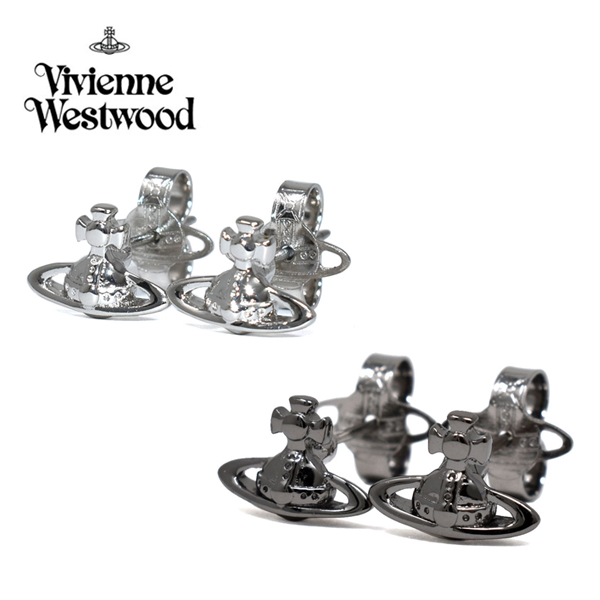 ヴィヴィアン・ウエストウッド LORELEI STUD ピアス Vivienne Westwood オーブ シルバー ガンメタル レディース VV-62010014