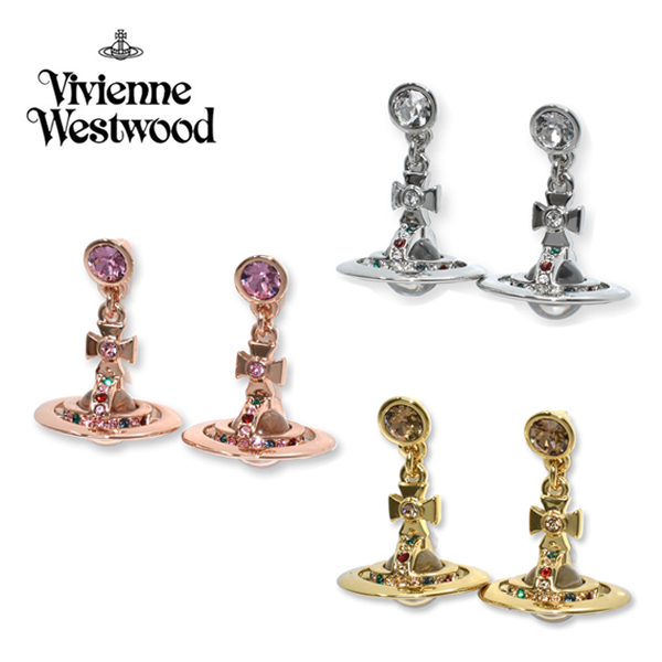 ヴィヴィアン・ウエストウッド NEW PETITE ORB ピアス Vivienne Westwood オーブ シルバー ピンクゴールド ゴールド レディース VV-62020032