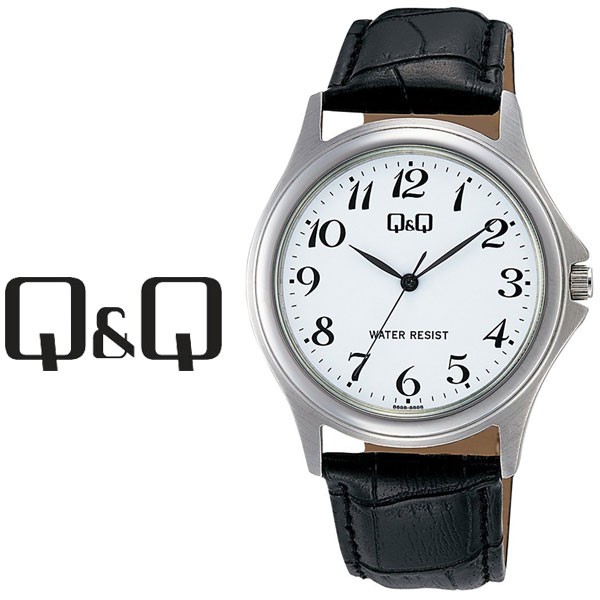  CITIZEN Q&amp;Q 塼塼 ƥ  ӻ ۥ磻  ֥å W378-304