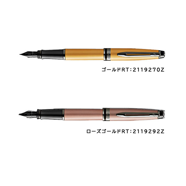 WATERMAN（ウォーターマン） エキスパート 万年筆 メタリックブラック