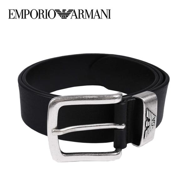 エンポリオアルマーニ  ベルト EMPORIO ARMANI レザー ブラック メンズ Y4S201-YDD6G｜1more