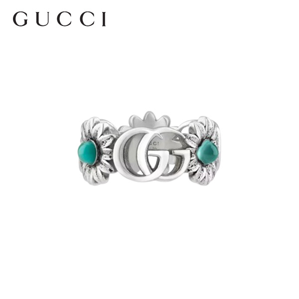 GUCCI（グッチ） GGマーモント フラワー 指輪・リング レディース